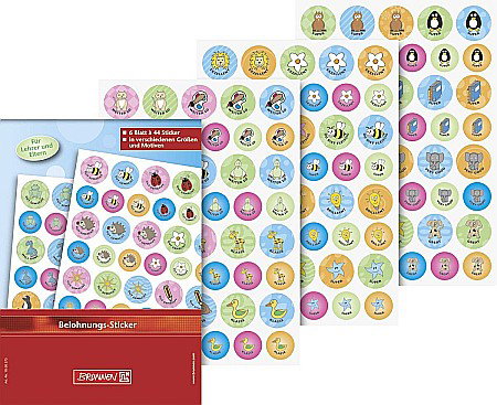 RECHIZITE SCOLARE IPB - BR STICKERE RECOMPENSA 264/SET MOTIVE AMUZANTE 30575