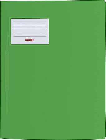 Dosare plastic cu sina pt documente - DOSAR DE PLASTIC CU SINA, A4 ETICHETA SI BUZUNAR, VERDE 2015050