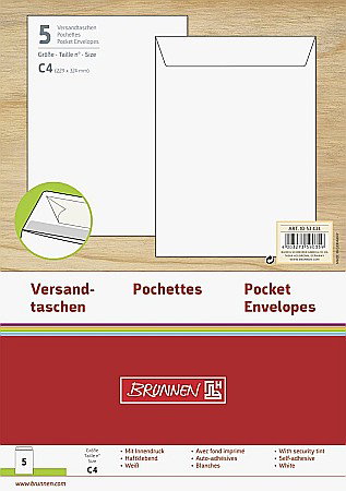 Plicuri simple - BR PLIC C4 5/SET 229*324MM SILICONIC, ALB 53434