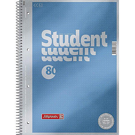Caiete pentru studenti - BR CAIET A4 80F SPIRA SI PERFORATII PREMIUM DOTS 67147