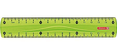 Rigle, echere si raportor plastic - BR RIGLA 15CM BRUNNEN VERDE KIWI COLOR CODE 4971552
