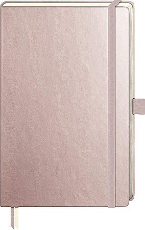 BR NOTES A5 192F KOMPAGNON ROSE GOLD METALIC CU ELASTIC DOTS 5554893 [6]