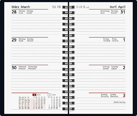 BR AGENDA DATATA SAPTAMANAL RIDOIDE 9*15CM 2025 SPIRA VERDE 16907015 [1]