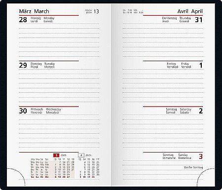 BR AGENDA DATATA SAPTAMANAL RIDOIDE 9*15CM 2025 NAVY 16915045 [1]