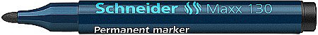 SCR MARKER SCHNEIDER 130, VARF ROTUND, 1-3MM, NEGRU [3]
