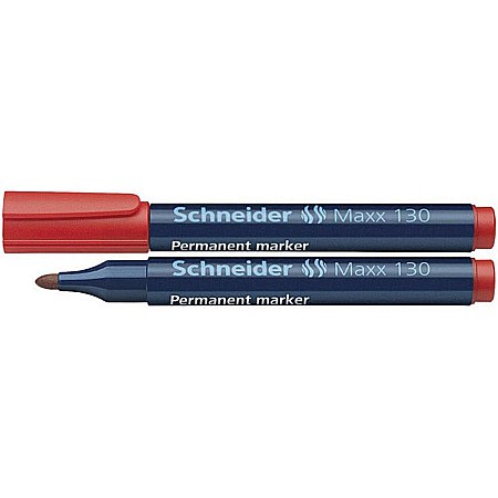 SCR MARKER SCHNEIDER 130, VARF ROTUND, 1-3MM, ROSU 2926 [0]