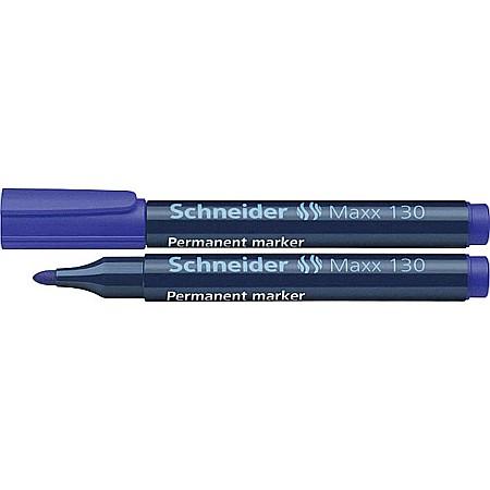 Schneider - SCR MARKER SCHNEIDER 130, VARF ROTUND, 1-3MM, ALBASTRU 2926