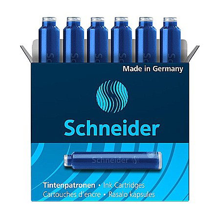 Cerneala Stilouri, Patroane cerneala - SCR PATROANE CERNEALA SCHNEIDER ALBASTRU 6/SET