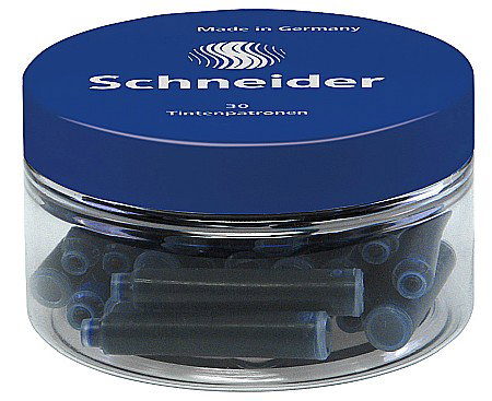 Cerneala Stilouri, Patroane cerneala - SCR PATROANE CERNEALA ALBASTRA SCHNEIDER 30/SET BORCAN PLASTIC