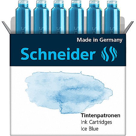 RECHIZITE SCOLARE IPB - SCR PATROANE SCHNEIDER 6/SET BLUE PASTEL