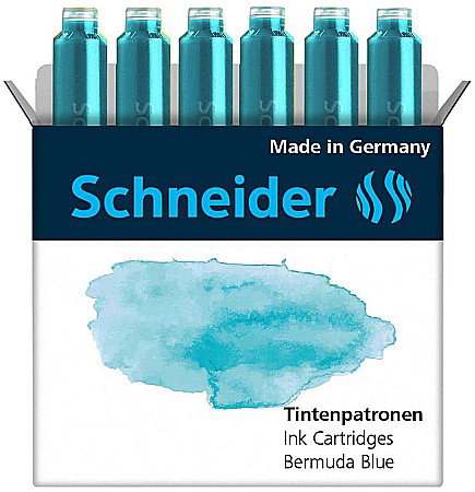 Cerneala Stilouri, Patroane cerneala - SCR PATROANE CERNEALA SCHNEIDER BERMUDA BL 6/SET PASTEL