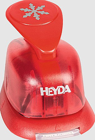 Perforatoare/ Sabloane cu forme de Craciun - KP PERFORATOR DECORATIV HEYDA 1.7CM FULG DE NEA 3687434