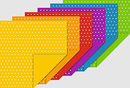 Quilling, Origami si accesorii - KP HARTIE ORIGAMI 15*15CM 70GR 66/SET MOTIV DOTS 4875552