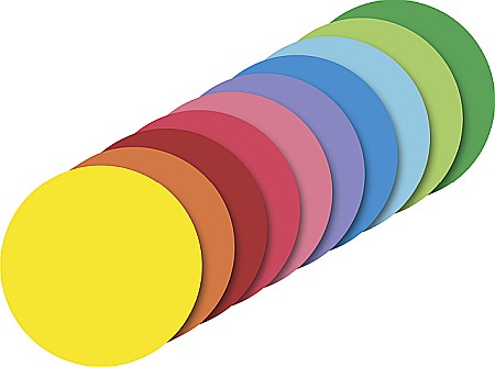 Quilling, Origami si accesorii - KP HARTIE ORIGAMI ROTUNDA 15CM 80GR 10 CULORI 100/SET 4875615