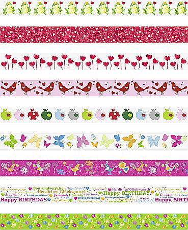 Benzi decorative - KP BANDA DECOR 15MM*10M SPRING CULORI ASORTATE 3584397