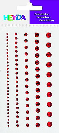 KP STICKER DECOR 7.5*16.5CM PIETRICELE ROSII 0.2-6MM 95 PCS 3782940 [1]