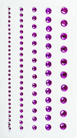 Stickere Decorative - KP STICKER DECOR 7.5*16.5CM PIETRICELE ROTUNDE ROZ 0.2-6MM 95 PCS 3782941