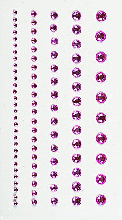 KP STICKER DECOR 7.5*16.5CM PIETRICELE ROTUNDE ROSE 0.2-6MM 95 PCS 3782942 [0]