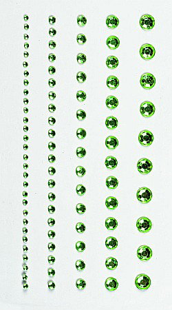 Stickere Decorative - KP STICKER DECOR 7.5*16.5CM PIETRICELE ROTUNDE VERZI 0.2-6MM 95 PCS 3782944
