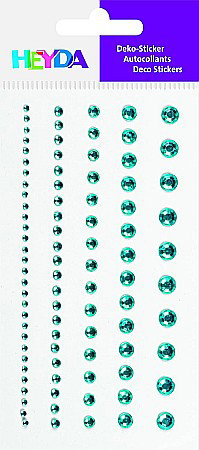 KP STICKER DECOR 7.5*16.5CM PIETRICELE ROTUNDE ALBASTRU DESCHIS 0.2-6MM 95 PCS 3782945 [1]