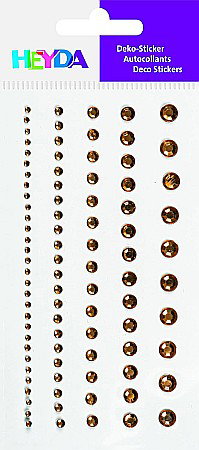 KP STICKER DECOR 7.5*16.5CM PIETRICELE ROTUNDE AURII 0.2-6MM 95 PCS 3782946 [1]