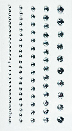 Stickere Decorative - KP STICKER DECOR 7.5*16.5CM CRISTALE ROTUNDE 0.2-6MM 95 PCS 3782947