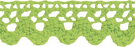 KP BANDA DECOR DANTELA AUTOADEZIVA 15MM*2M HEYDA VERDE 3584554 [1]