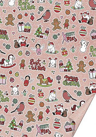 Carton Decor/ Hartie decor Craciun - KP CARTON DECOR 50*70 300GR MOTIV CRACIUN 4771729