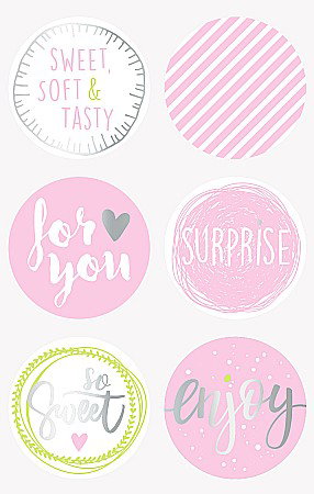 Stickere Decorative - KP STICKERE SWEET ROSE 6/SET  HEYDA 3780800