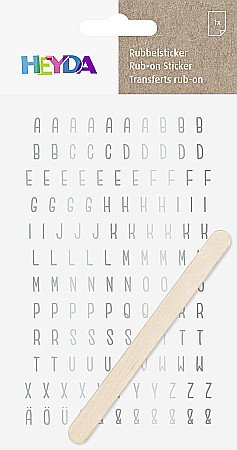 KP STICKERE TRANSFERABILE LITERE ARGINTII 10*19CM 3780933 [1]