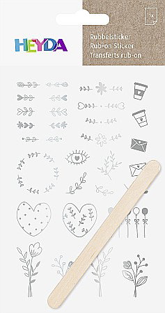KP STICKERE TRANSFERABILE ORNAMENTE ARGINTII 10*19CM 3780934 [1]