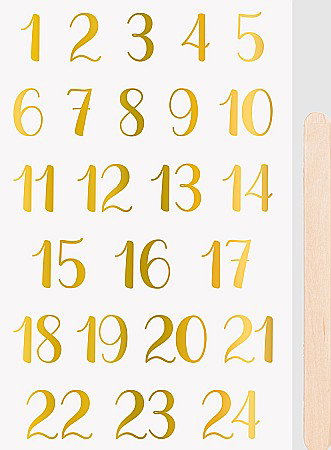 KP STICKERE TRANSFERABILE ADVENT AURIU 10*19CM 3780943 [0]