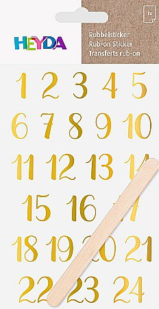 KP STICKERE TRANSFERABILE ADVENT AURIU 10*19CM 3780943 [1]