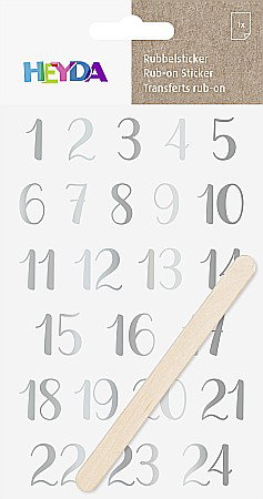 KP STICKERE TRANSFERABILE ADVENT ARGINTIU 10*19CM 3780949 [1]