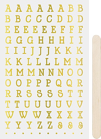 Stickere Decorative - KP STICKERE TRANSFERABILE ALFABET AURII 10*19CM HEYDA 3780965