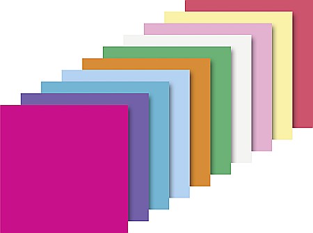 Quilling, Origami si accesorii - KP HARTIE ORIGAMI PATRATA 20*20CM 60GR 10 CULORI 100/SET 4875520
