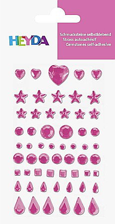HOBBY - KP STICKER DECOR 7.5*14.8CM PIETRICELE ORNAMENTALE ROZ 58 PCS 4883349