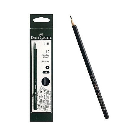 INSTRUMENTE DE SCRIS - LEC CREION FABER-CASTELL GRAFIT HB CU RADIERA 1112 12/SET FC111200