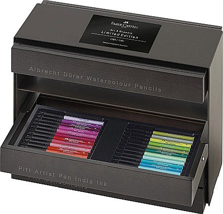 Seturi pentru arta - CUTIE LEMN EDITIE LIMITATA ARTA&GRAFICA FABER-CASTELL FC110052SD