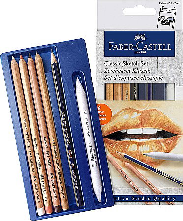 LEC CLASSIC SKETCK FABER-CASTELL 6/SET FC114004 [1]
