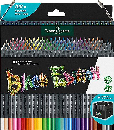 LEC CREIOANE COLORATE FABER-CASTELL BLACK EDITION 100/SET FC116411 [1]