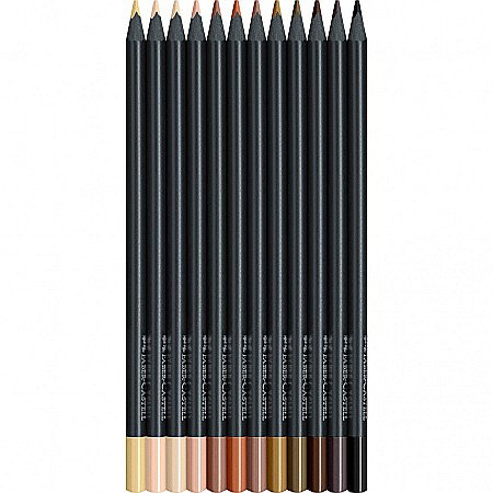 LEC CREIOANE COLORATE FABER-CASTELL SKIN TONES BLACK EDITION 12/SET FC116414 [3]