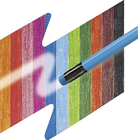 LEC CREIOANE COLORATE FABER-CASTELL CU RADIERA 12/SET FC116612 [2]