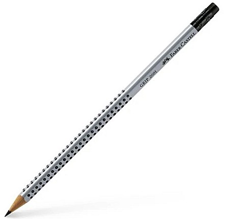 Creioane - LEC CREION GRAFIT B GRIP 2001 FABER-CASTELL CU RADIERA FC117201