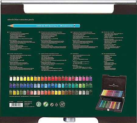 CUTIE LEMN 72 BUCATI CREIOANE ACUARELA ALBRECHT DURER FABER-CASTELL  FC117572SD [4]