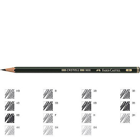 Creioane - LEC CREION FABER CASTELL 9000 B FC119001