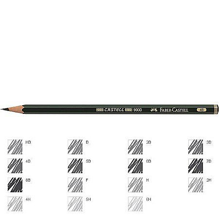 Creioane - LEC CREION FABER CASTELL 9000 4B FC119004