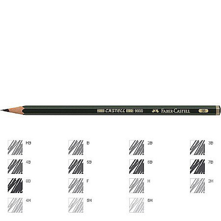 Creioane - LEC CREION FABER CASTELL 9000 5B FC119005