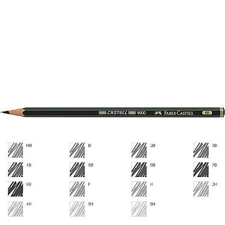Creioane - LEC CREION FABER CASTELL 9000 8B FC119008