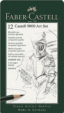 FINE ARTS&GRAPHICS - LEC CREION FABER CASTELL 9000 12/SET FC119065 CUTIE METAL